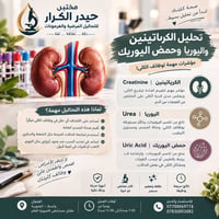 تحاليل الكلى • كرياتينين • الصويرة