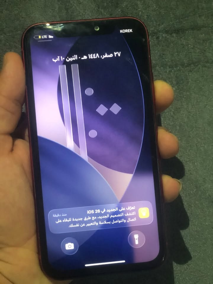 ايفون١١للبيع شاشه مستبدله بطريه مستبدله فيس إيدي عاطل دبل سيم الذكره١٢٨السعر١٠٠$دولار قفل رقمي***********فقط بيع
