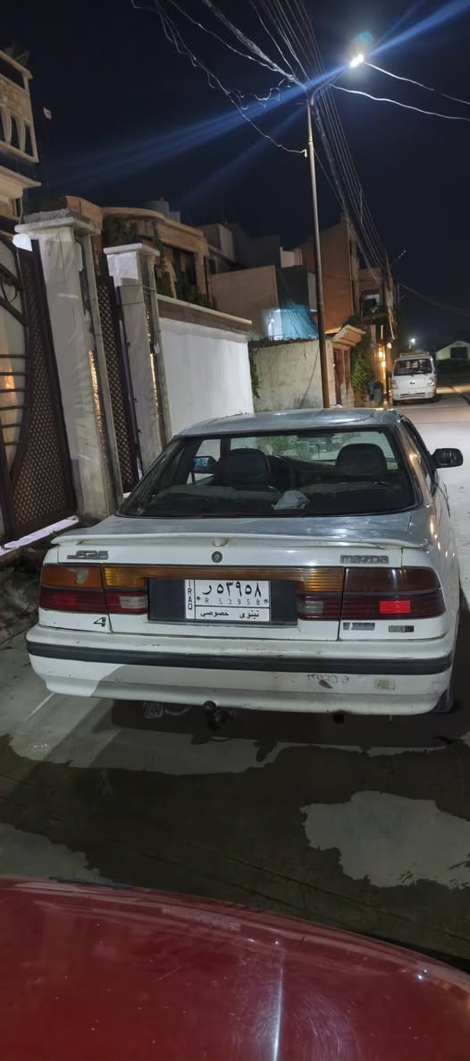 سلام عليكم مازدا للبيع ***********
حجم626 رقم نينوى الماني شرط التحويل 
تك باب اسياره 
كير شرط محرك بدايه صرف 
السعر 13-ورقه مكاني موصل حي الملايين
