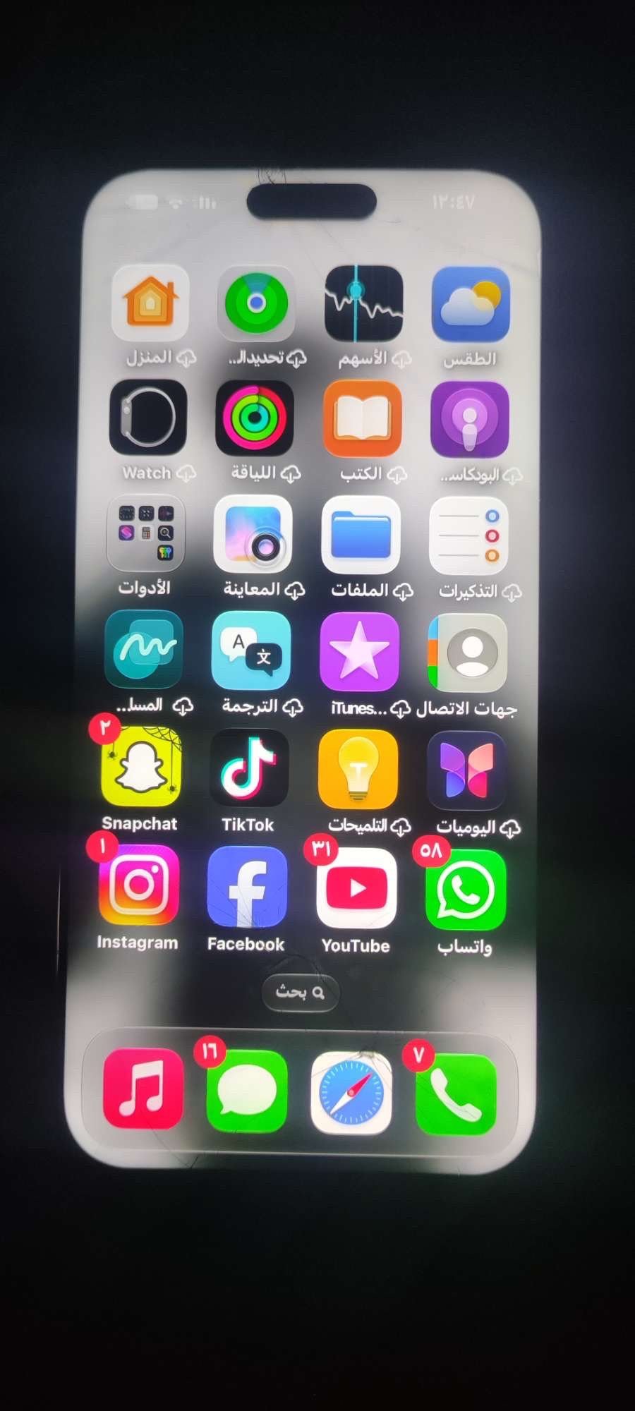 آيفون ١٦ برو ماكس • ٢٥٦ • بطارية مبدلة