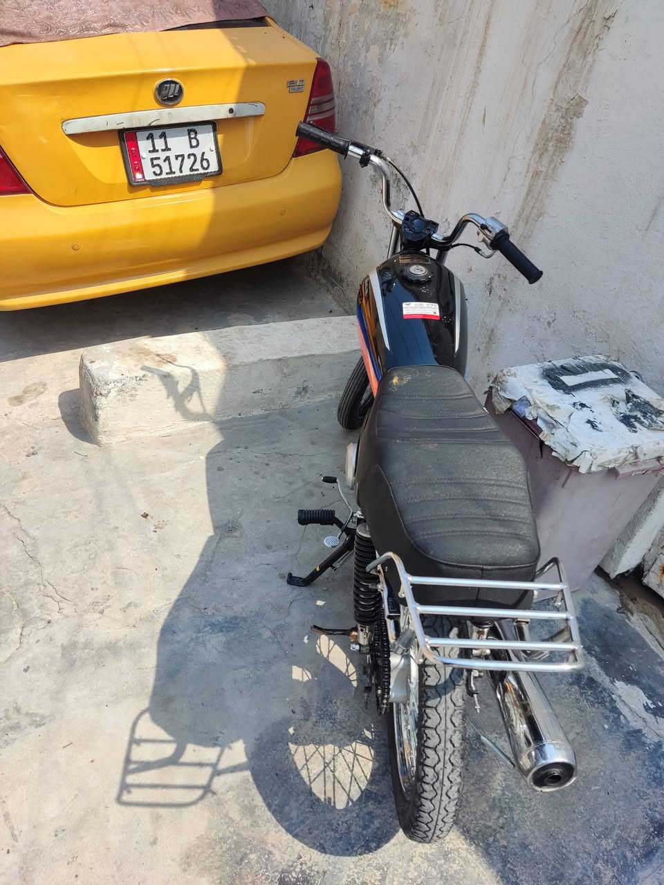 السلام عليكم دراجه سيجي نامه للبيع تعمير جديد 550 وبيها مجال للطيبين مكاني بغداد المشتل ***********
