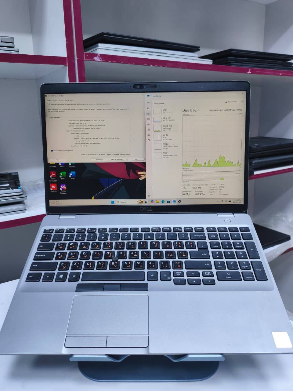 Dell Precision 3551 • i7 الجيل العاشر • Quadro P620