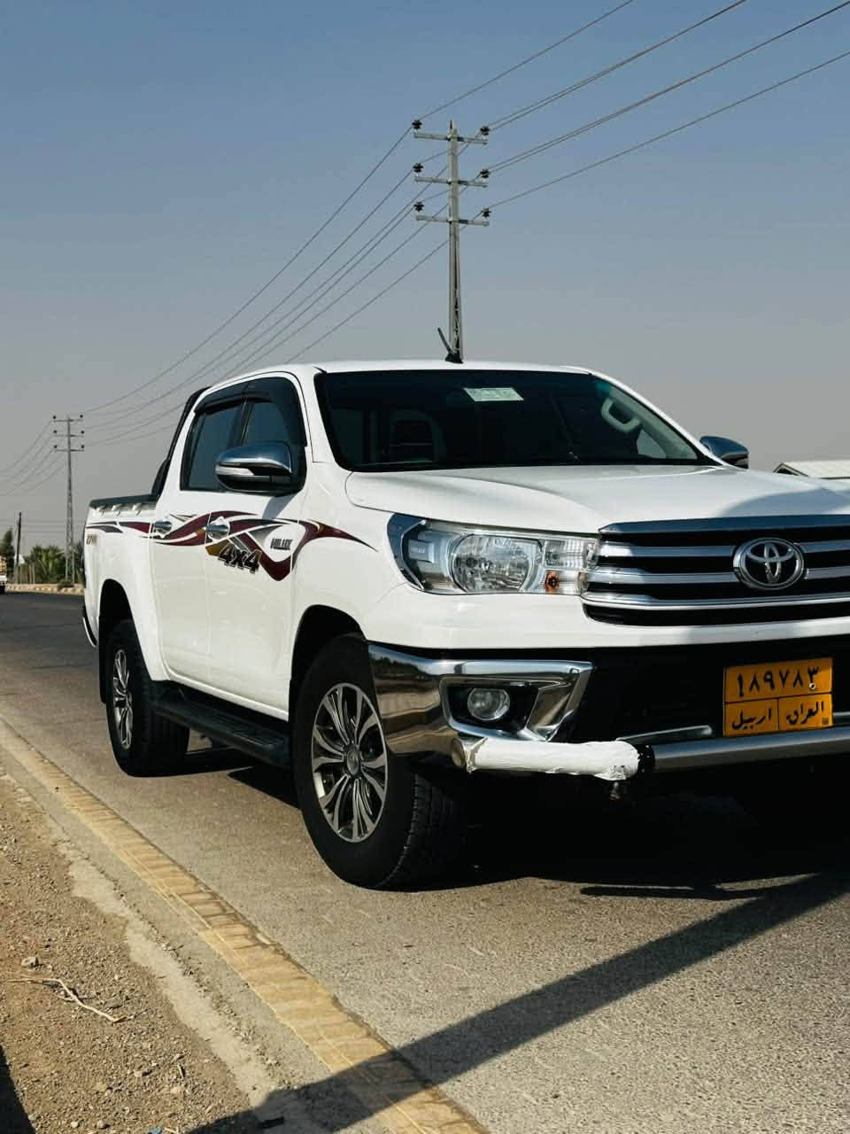 🔥🔥 لأهل الفورويل والكيف الراقي — هاي مو أي بيك أب! 🔥🔥

🚘 تويوتا بيك أب 4×4 | موديل 2017
⛽ بانزين | كير عادي | كفالة عامة

✨ مواصفات قوية:
• تبريد قطعتين كويتي ❄️
• شاشة كبيرة 📺
• تخم تاير
• رقم أربيل
• سنوية نافذة
• ويل كروم فاخر ✨
• تحكم ستيرن
• ثلاجة داخلية ❄️
• سيارة نظيفة وحلوة جدًا وجاهزة للاستخدام

💰 السعر: 228 ورقة فقط

💯 سيارة مرتبة وتستاهل الفحص والمعاينة، واللي يعرف بالبيكابات يعرف قيمتها.

📍 واسط – الزبيدية

📞 ***********

🔥 للجادين فقط — المعاينة خير دليل
