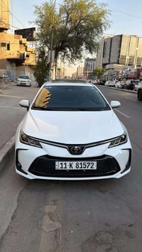 كورلا هايبرد شكل خليجي موديل 2025 رقم بغداد  بأسمي مكينه 1800 مكفوله ك...