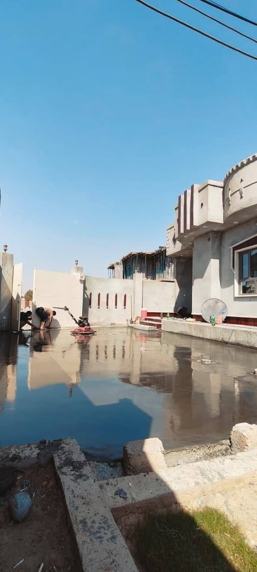 صب مركزي • اسمنت نهريه • سقل هليكوبتر