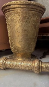 هاون قياس ٢٥قياس اليده ٣٦ وزن ١٢ كيلو سعر ٦٠٠ الف للتواصل خاص او الاتص...
