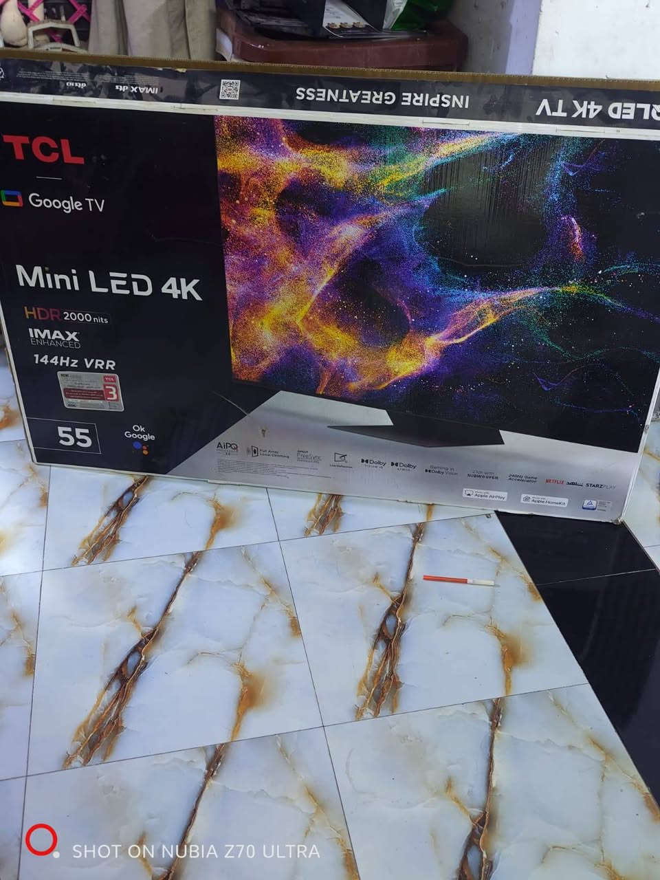 TCL  C7L حجم 75 موديل 2026
ب كارتون قطعه وحده سعر 2,1000,000

TCL c845  حجم 55
سعر 850 الف 

عنوان بغداد تصال-***********
