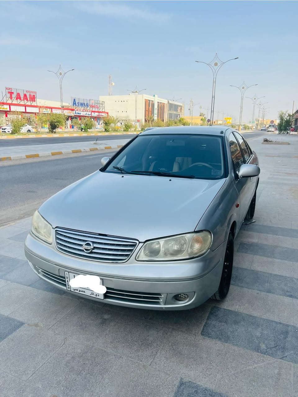 سلام عليكم 
نيسان صني ياباني بلتيه زركه 2005
سياره جهازه طخم تاير حداديه مكينه جديده 
تبريد ثلج  مداور ثاني يوم مكفلوهً داخل صاج جام كهربائي 
سياره جاهزه مانقصه اي شي السعر 75 وبيه مجال الشراي 
رقمي ***********
