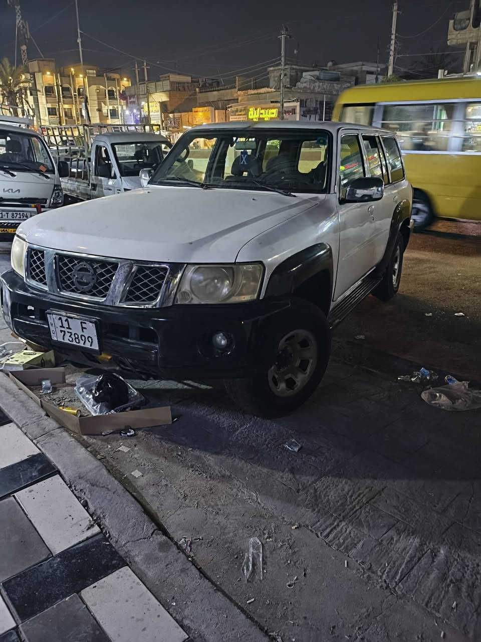 نيسان باترول موديل 2008 الممشى 100km مصبوغ حزام رقم بغداد تحويل مباشر محرك بلادي كير اوتوماتيك 
السعر: ١١٠ وبيها مجال 
رقم الهاتف:***********
