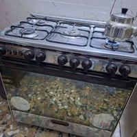 طباخ نوع تكنو كاز ٦٠×٨٠ نظيف ٥ عيون نقص جامة نظيف السعر ١٩٠ مكاني بغدا...