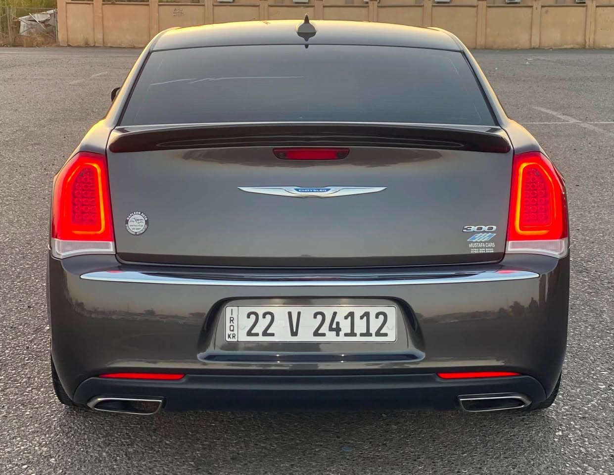 #سعر بلاش 

‏ CHRYSLER 300 2023

حجم محرك : 3.600 V6
ماشيه  : Mi 24,400

بيع او مرواس مع سيارات ارقام شمالي فقط

ضرر :💯 
بدون صبغ ✅
بدون ايرباك ✅
بدون تبديل ✅
بدون دواخل ✅

سياره بيها بارد ع كد شبر فقط 

السعر : 26,400💰بيها مجال بسيط 

ماكو بهذا سعر بالنسبه للضرر موديل 

سياره مرقم اربيل فحص وهزه وسنويه كله جديد تحويل بنفس يوم بسم مشتري 

اربيل 📍

للاستفسار او اتصال على 
*********** واتساب
*********** عادي

