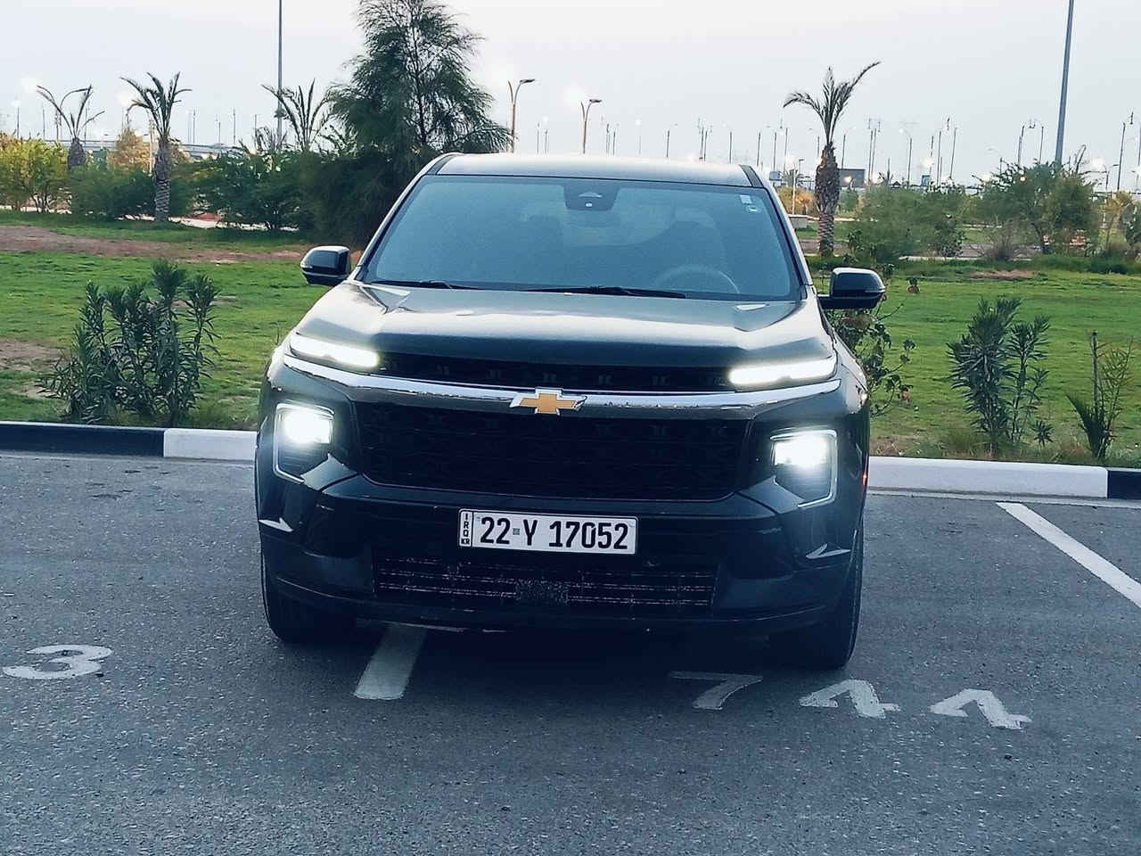 شفرليت ترافس مديل ٢٤ رقم أربيل ماشيه ٢٦ الف كيلو لون اسود مغلفة ppf ضمان عشر سنوات .. السيارة جديدة بيه بابين صبع فقط بدون ضربة
اثر شخوط وضربة خفيفه بالبنيد ..تدفئة كراسي صندوق كهربائي تثبيت سرعة توقف تلقائي حساسات خلفي امامي تحكم مكيف ديجيتال تكيف خلفي منفصل تحكم مرايا كهرباء 
كامرات خلفيه إماميه جانبيه ( ٣٦٠ )

والباقي مكفول بجم كبس  السعر ٣١٠ 
***********
شفرليت ترافس مديل ٢٤ رقم أربيل ماشيه ٢٦ الف كيلو لون اسود مغلفة ppf ضمان عشر سنوات .. السيارة جديدة بيه بابين صبع فقط بدون ضربة
