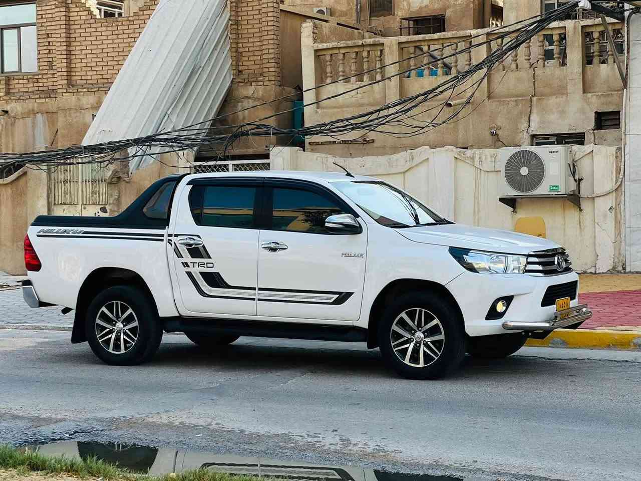للبيع فقط
تيوتا هايلوكس مديل 2017  كفاله عامه من الضربه والصبغ والتبديل السعر 177وبيهه مجال للستفسار اتصل***********رقم اربيل تحويل وكاله مضمون مواصفات مكينه وكير مكفولات مكينه كاز كير عادي تحكم ستيرن شاشه دشبول كامره خلفيه مثبت سرعه مانع نزلاق حساسات مري كهربائي تبريد ثلج تخم تاير حداديه جديده سياره جديده وجاهزه واي نقص مابيهه المكان كربلاء
