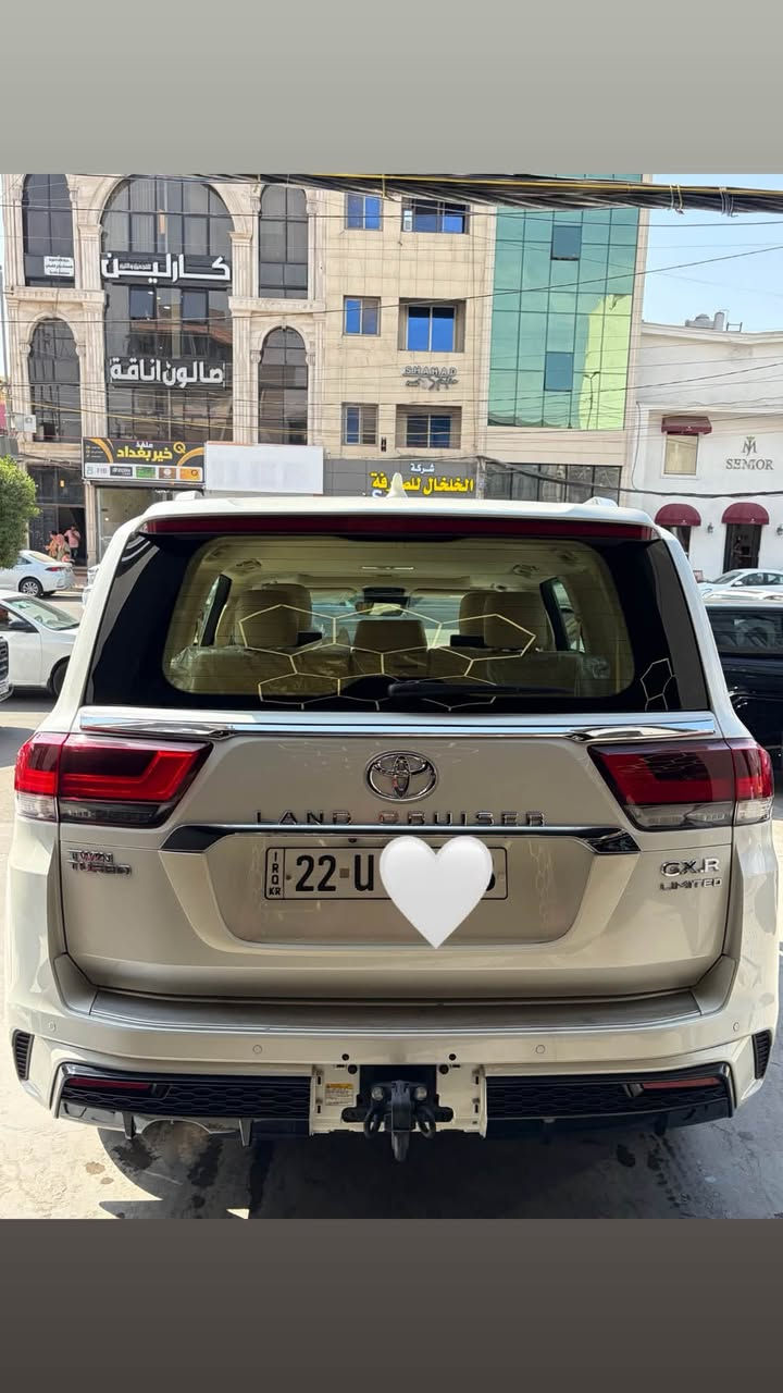 السلام عليكم
للبيع لاندكروز موديل 2025
gxr 
limited 
تون تيربو

فول مواصفات
ماشية 47،000 ألف كم حقيقي شرط الفحص

السياره جديدة وحلوة 
كفالة عامة من كلشي 

رقم اربيل سنوية بأسمي
السعر 73،000 $ وبيها مجال لشراي

***********
***********
