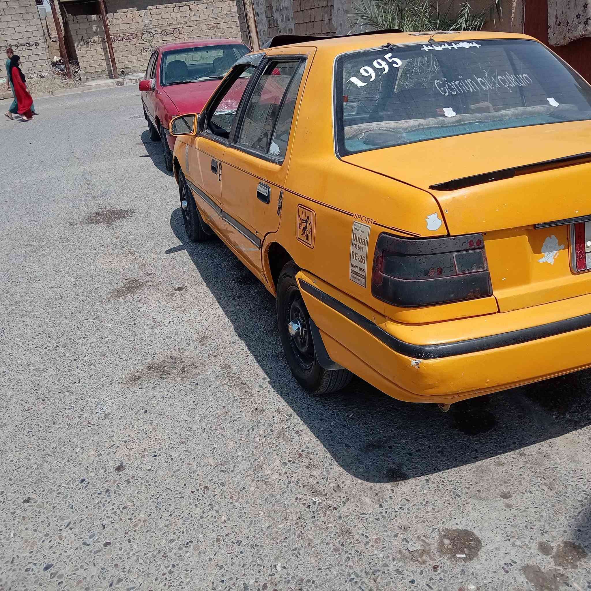 السلام عليكم
هونداي اكسنت 

موديل 1995
شرط الوكاله 

محرك خير من الله  

4تواير جدد 

باتري جديد 

كهربايات شغاله 

سنويه  2019

بطاقه بنزين 

سعر 15وبيها مجال قليل 

مكان السياره الحويجه 

***********
