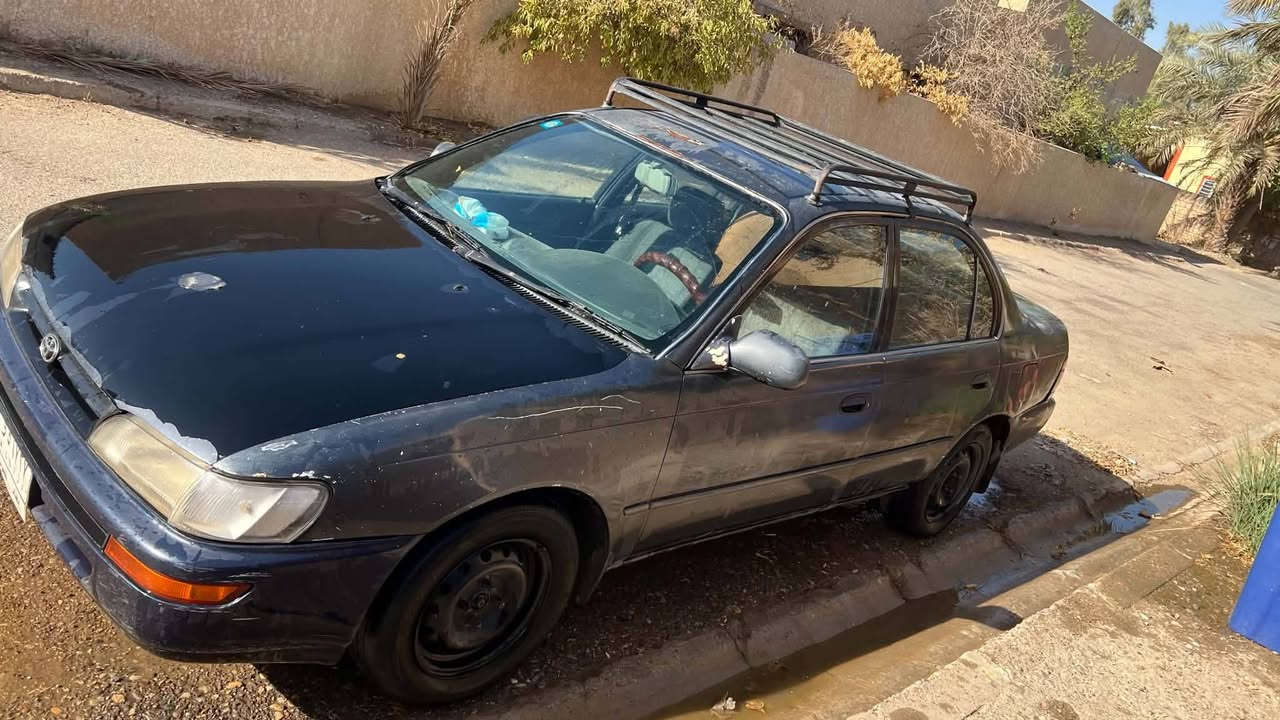كورلا موديل ٩٤ رقم بغداد بأسمنه  سنويه ٢٧ كير محرك مكفوول السعر ٣٣ بيها مجال قليل  مكاني ديالى بعقوبه   ***********
