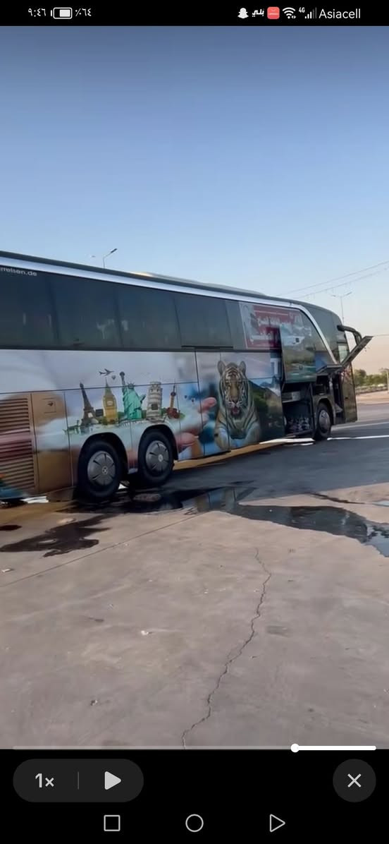 اخوان حمله زياره العتبات المقدسه يوم خميس  10نفرات نفر مجاني  ضيافه داخل لباص  
يالله اللهم صلي على محمد وآل محمد تعلن حمله نبع ميسان لزياره العتبات  المقدسه 🕌 كل يوم ألخميس 
بأحدث الباصات السياحيه الرحله  تشمل 
1️⃣نجف 🕌
2️⃣كربلاء مبيت 🕌
3️⃣العلويه شريفه 🕌
4️⃣ألامام الكاظم 🕌
5️⃣سيد محمد سبع الدجيل🕌
6️⃣سامراء المقدسه مبيت  🕌
انطلاق رحلتنا يوم الخميس 

مده رحله 3تيام 
الساعه 5صباحا 
كل هاذ سعر بس  20الف  
للحجز وألاستفسار ***********بأداره سيد  كاظم 
علما متوفر شحن داخل الباص🔌📲 جميع المقاعد الموجوده 💺 
ونحن بخدمه زوارنا الكرام 
عنوان التجمع📍ميسان حي المعلمين قرب التانكيم
