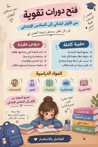 دورات تقوية • الصفوف ١-٦ • جميع المواد