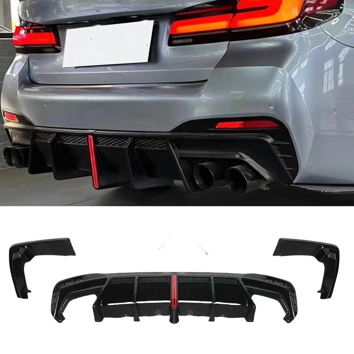 متوفر لحيه F90-G30
دفيوزر G30 شكلين
متوفر خدمات توصيل لكل
محافظات
***********

نص مكتوب في الصور:
- GLOSSY BLACK