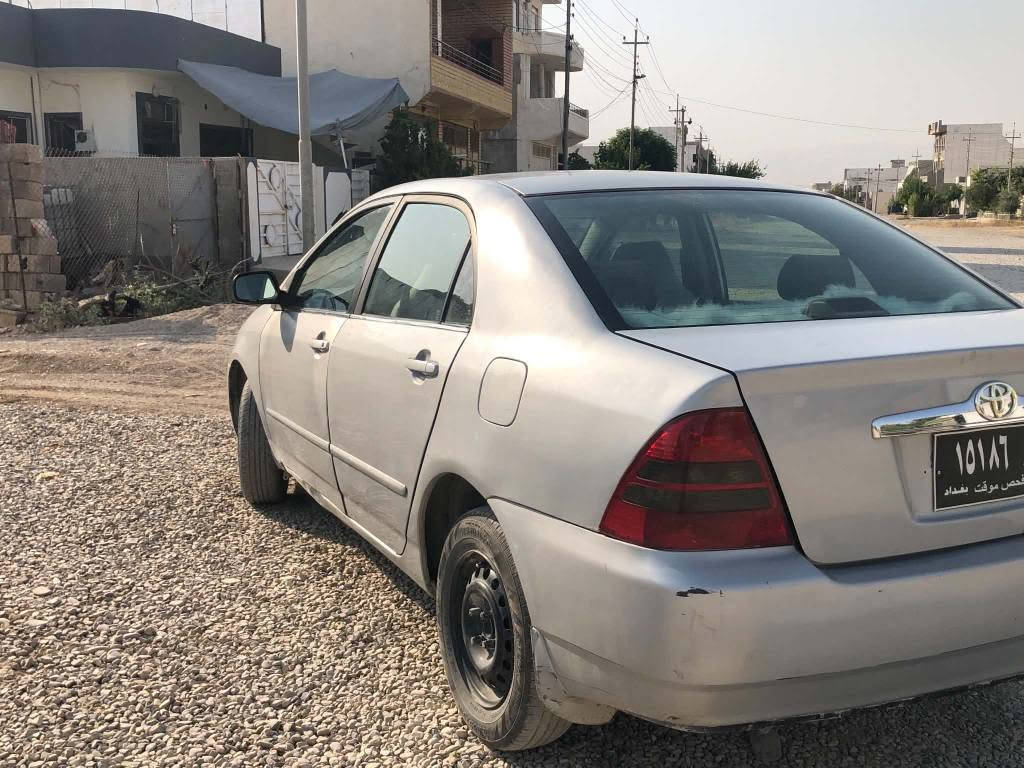 ***********   &&&&    ***********
CROLLA  2004
تویوتا کرۆلا 2004  مە کینە گەورە و تۆماتیک
سەیارەکە ساخە کۆدی بۆکراوە بە ناو خۆمە وە
گێڕو مە کینەی بە شەرتی فیتەر
چوارتایە و ویلی لۆک لۆکی لەژێردایە
تەنها دوپارچە بۆیاخ بێ هیچ ناوگرتنێ
تەبریدوو تە قە و ڕەقەی بەشەرت
سەیارەکە نموونەیە و چرکەی تێدانییە
سعر/38$ مجالی تێدایە   شوێن/شارەزوور-زەڕایەن
ژ.م/***********     &&&&   *********** السليمانية, العراق
