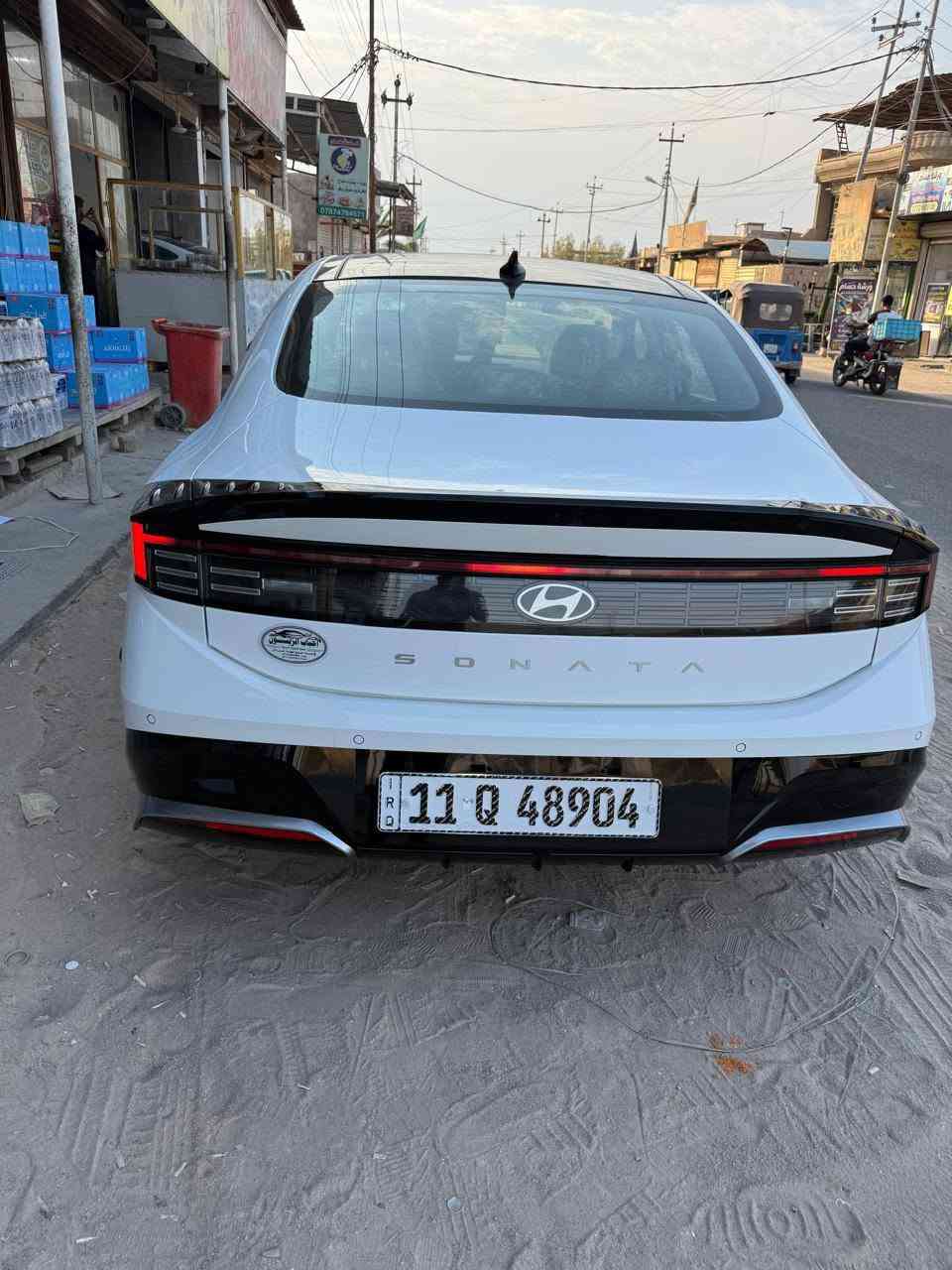 سوناته ٢٥ زيرو ماشيه ٨ ألف  رقم بغداد  سياره قصاد ستقطاع مباشر راعيه بل بصره سعر ٢١٠ وبيه مجال  ***********    سياره بانزين  فقط
