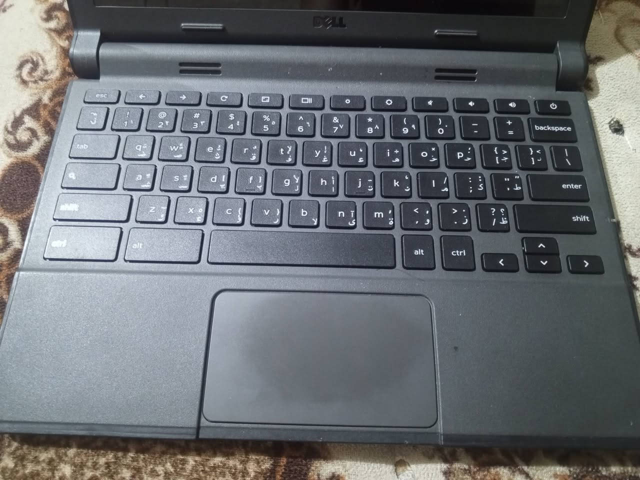 للبيع لابتوب DELL💻

​الحالة: مستعمل بنظافة ممتازة، مخصص للدراسة والتصفح والأعمال المكتبية

المواصفات:
المعالج (CPU): Intel Celeron (معالج اقتصادي للدراسة)

​التخزين (SSD/HDD): [GB16]

​الشاشة: [حجم11.6 بوصة]

​البطارية: بحالة [ممتازة / جيده]

نظام التشغيل: Chrome OS (سريع جداً في التصفح ويشغل تطبيقات غوغل).

​ملاحظات:

​الجهاز نظيف جداً وجاهز للاستخدام الفوري.

​يجي ويا الملحقات: [الشاحن الأصلي / ماوس].

​السعر: [65] (وبي مجال )

المكان: [بغداد البياع الشهداء]

للتواصل: عبر واتساب  أو الاتصال على الرقم: [***********]
