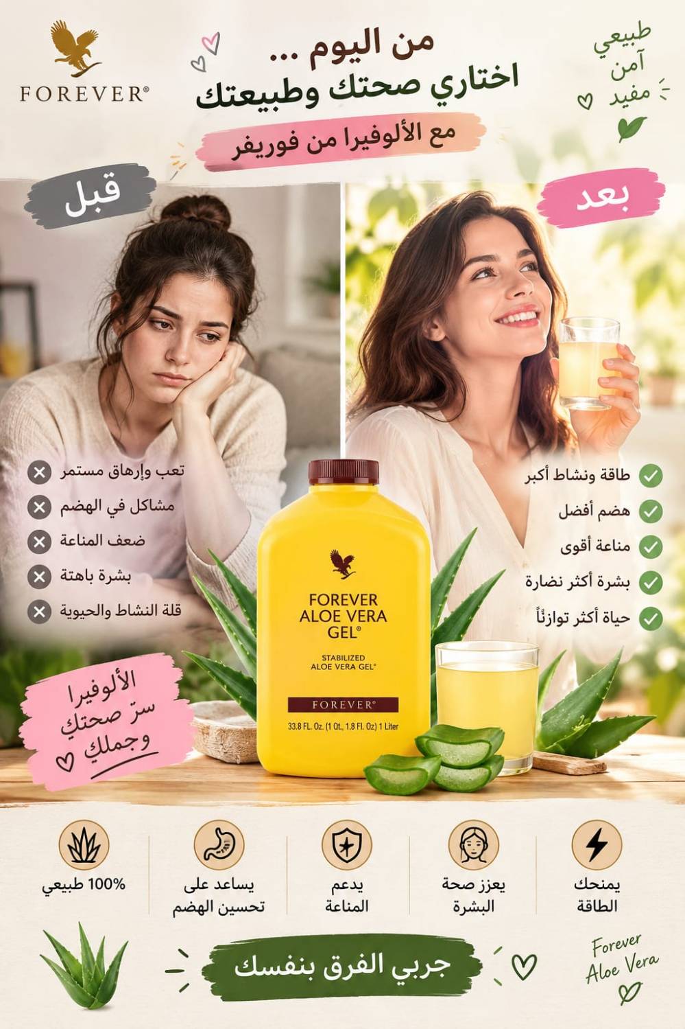 عصير • يزيل السموم • يزيد النشاط