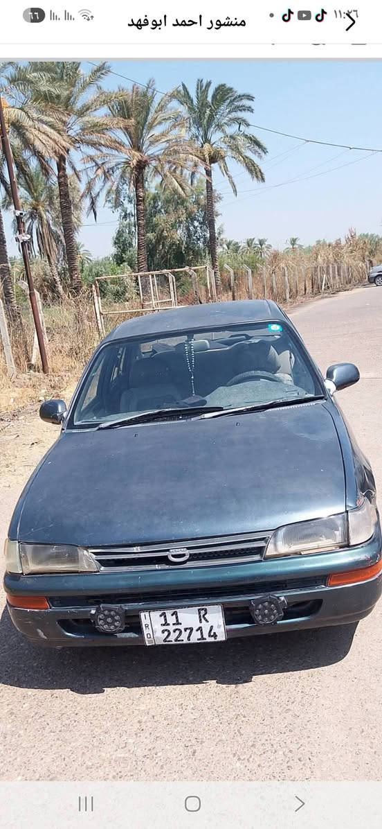 كورلا موديل ٩٢محرك وكير تمام تبريد شغال سنويه جديد ٣٠ حداديه جديد  السعر ٤٢ وبيه مجال مكان صلاح الدين بلد الضلوعيه الاستفسار ***********
