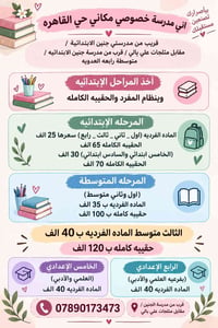 معلمة خصوصي • القاهرة الاولى • ابتدائي ومتوسطة