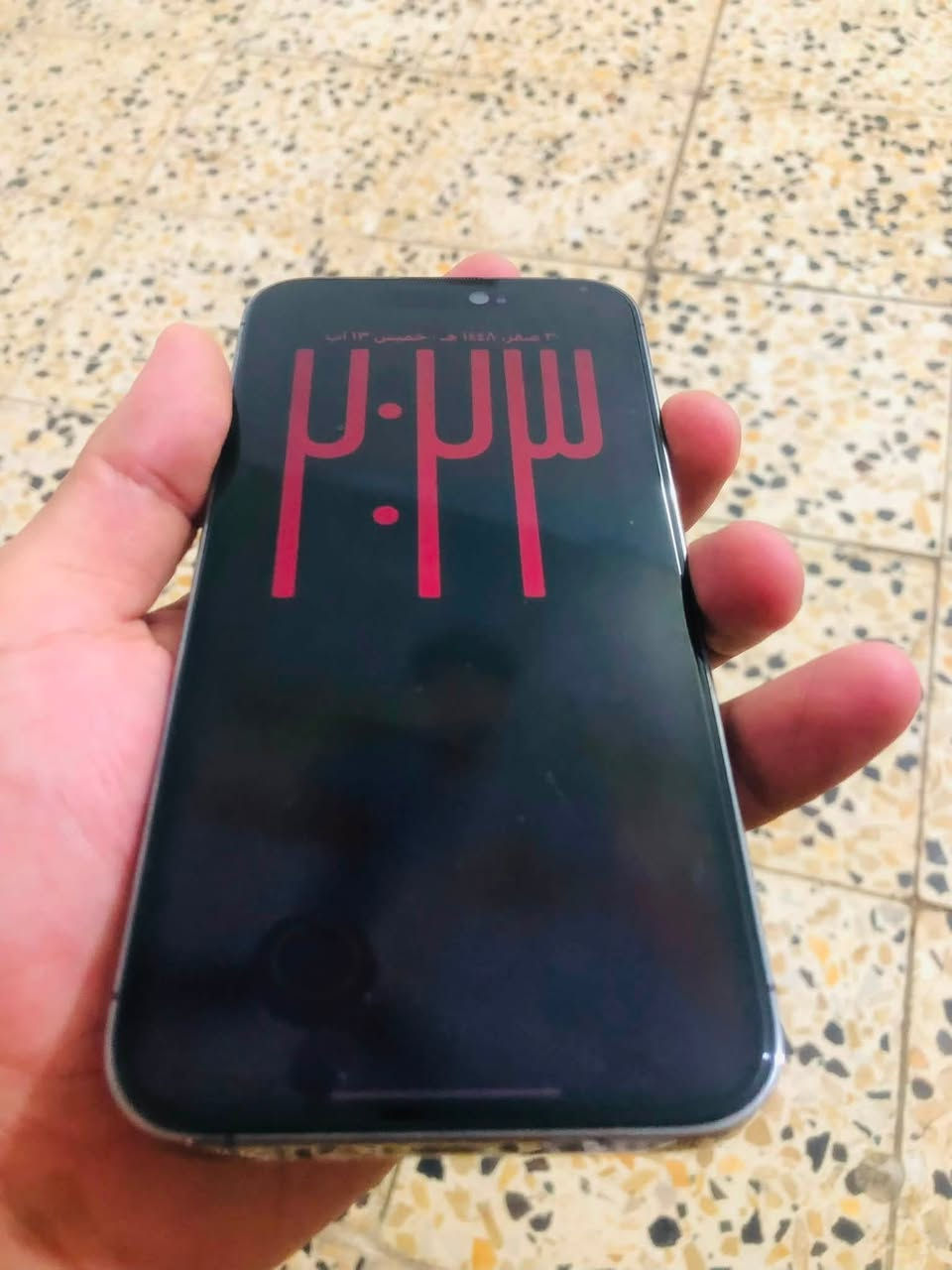 السلام عليكم
آيفون 14 pro max
ذاكره 256 بطاريه 85 الجهاز ماستر كامل ملحقات الجهاز وتر نضيف جدا مداخل تصليح ابداً السعر 850 مكان ميسان مغربه 

***********
