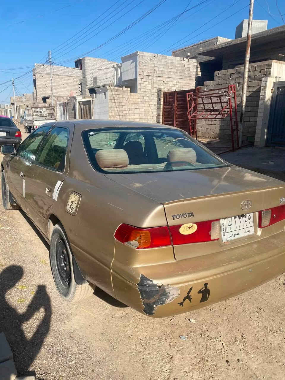 كامري موديل 2001
محرك 2400

كير اتماتيك 

جام اتماتيك 

السياره مصبوغه عام 

سياره حلوه مرتبه 

السعر ٥٠ وبيها مجال 

العنوان سامراء

للاستفسار 

***********
