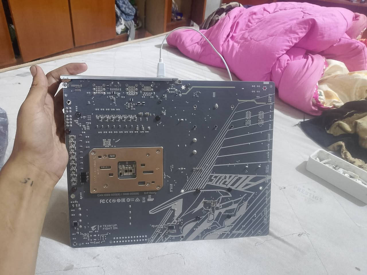 شونكم شباب مذر بورد Gigabyte B850 AORUS ELITE WIFI7 ICEبي ضرب نفس ما موضح نطي سعر زين وبل عافي مكاني بغداد الشعب ***********
