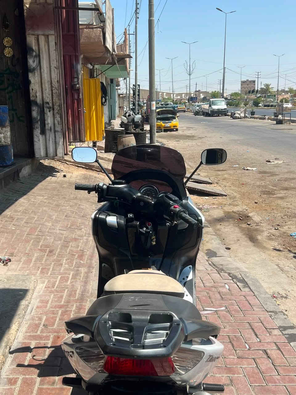 سلام عليكم دراجه وايت ماكس كفاله مكاني كربلاء سعر ب40 وبيه مجال رقم لادف***********
