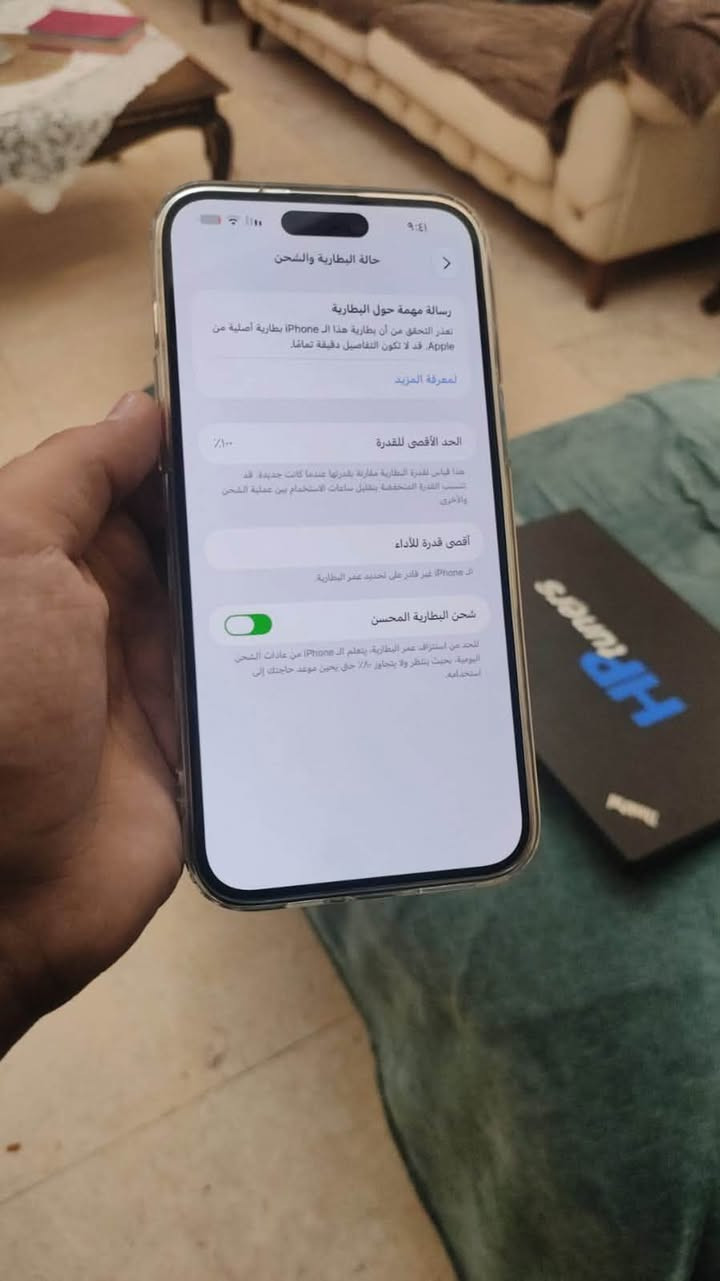 ايفون 14 برو ماكس • شاشة OLED • بطارية ١٠٠٪