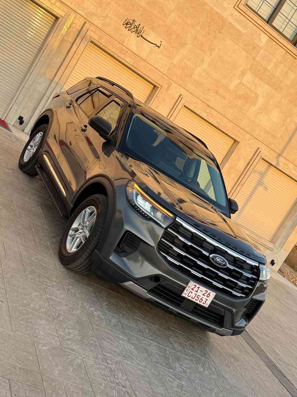 فورد اكسبلورر 2025 مواصفات اكتيف فور ويل بدون صبغ حتى الدعاميات شرط 
الضرر الشباك الامامي فقط ماشيه 24 سياره بفضل الله جديده باقي 3 اشهر للترقيم 
العنوان اربيل والاستفسار الاتصال على الرقم *********** أربيل, العراق
