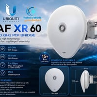 AirFiber AF XR60 • ٥.٤Gbps • ١٥+كم