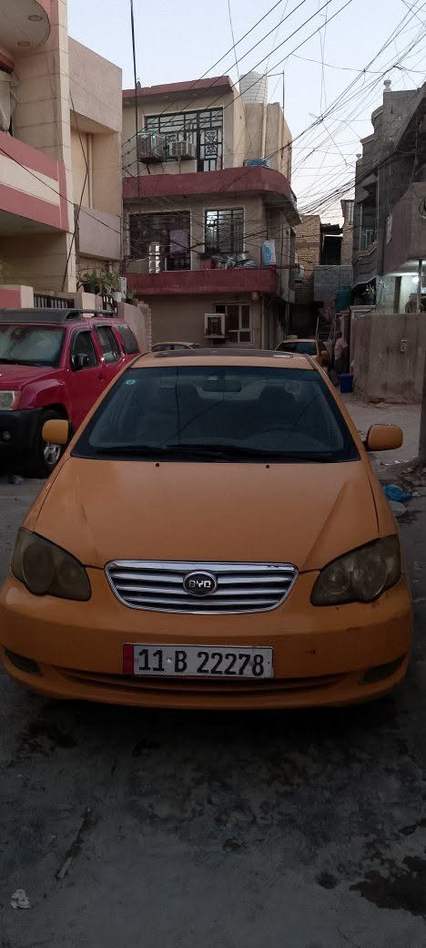 بي واي دي f3 2011 / مكينتهه 1600 لانسر ياباني رايدهه 50 وبيهه مجال بسيط رقمهه بغداد ب اسمي مبدل دوسات ومعجنهن تبريدهه شغال هاذا رقمي ***********
