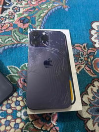 ايفون 14 برو ماكس شرق اوسط كامل ملحقات جهاز وتر شرط الفحص بطاريه 80 فق...