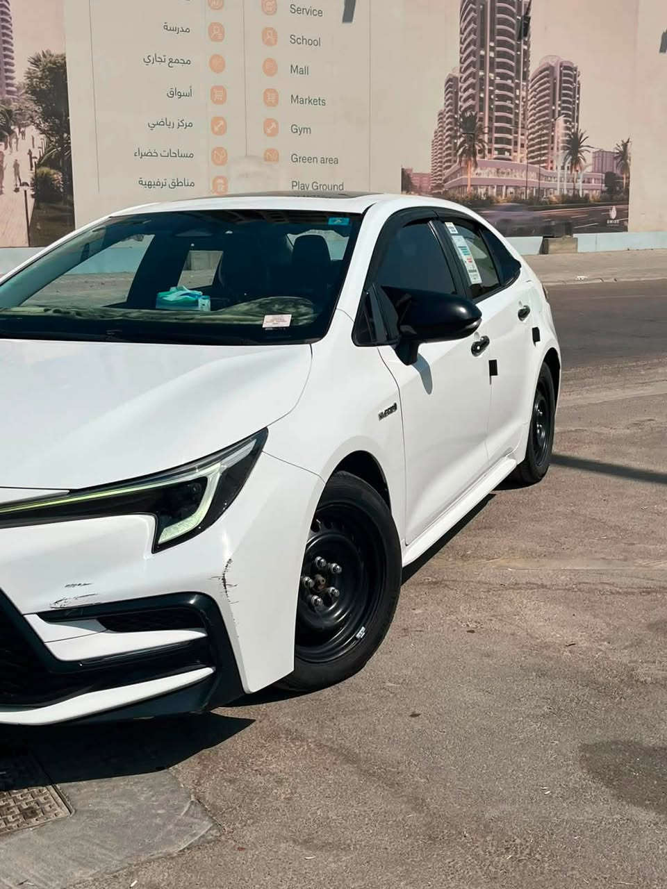 سلام عليكم
كورلا 2023 هايبرد 

فئه S بلاك ادشن 

شكل الأمريكي 
كفالة عامة
سونار مرفق مع المنشور

رقم بغداد انگليزي بأسمي تحويل مباشر 
مواصفات : فول 1/1 
بصمة تشغيل 
سلايت روڤ 
بصمة أبواب 
بصمة جنطة 
أوتو هولد 
اشاير مري 
حساس خلفي  
حساس أمامي 

رادار 
شاشة كار بلي 
كامرة خلفية دوار 
داخل مشمشي 

كشن كهرباء 
فول تحكم ستيرن 
ثلاثة وضعيات قيادة 
دخول ذكي 
تحديد مسار 
نظام ايكو 
مثبت سرعة 
رادار جانبي 
قيادة ذاتية 
سستم بلاك أدشّن 
هاند بريك دگمة 
بگلايت لـد 
تبريد قطعتين 
لايت عالي ناصي زنون بلاد 
وبعدد هووايي موصفات السيارة واحد على واحد ❤️
السعر 153 وبيها مجال 

للاستفسار على الرقم ***********

