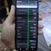 تكنو كامون 40 برو 5G  ذاكره 256  التخزين 8+3 بس بيه خط بالشاشه الجهاز ...