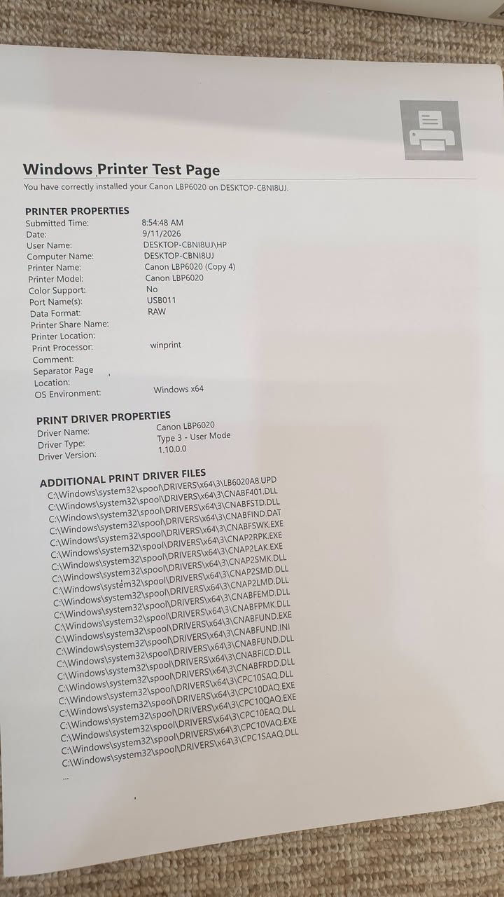كانون 6020 للبيع فقط بي كسر صغير مياثر على طباعة ولا استنساخ  وكتابة عالكفر شفاف . مع توصيل وكاتريج جديد وكبلات جديد مع توصيل ٧٠ نهايته عالفحص تستلم مکاني دهوك واتس ***********
