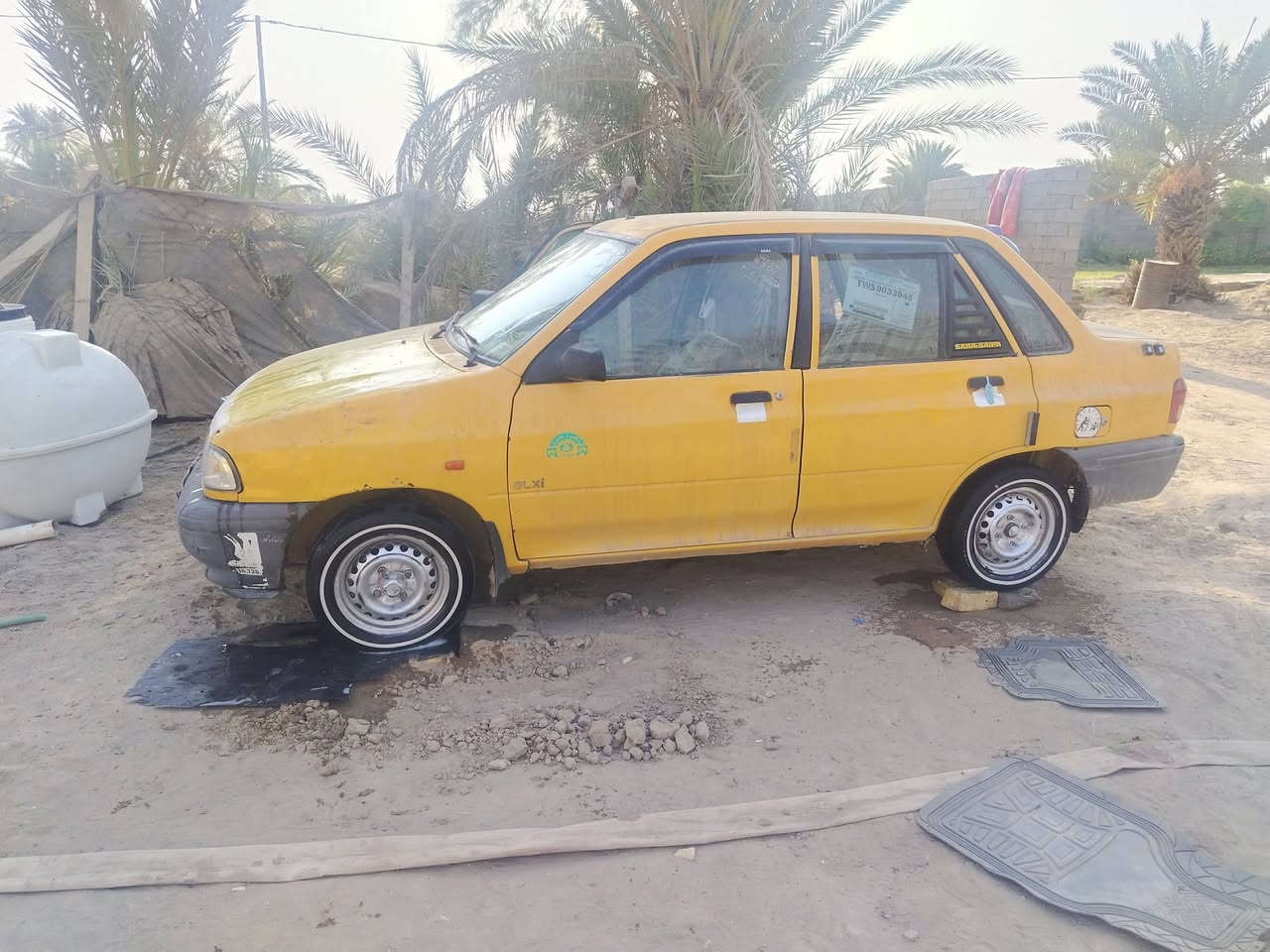 موديل 8رقم بغداد إنكليزي مشروع وطني بسمي مصفره هيئه غرامات كير خير من لله محرك بيه صرف 
شواصي نصاف تايرات زينات مسجل لايت عالي ناصي عضمتها حلوه كاعده مكفولة من صبغ وضربه وتبديل دوشمه نضيفه سعر ٢٥ بيها مجال مكاني بابل ***********
