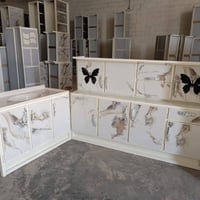 07730348907 ثلاث قطع كاونتر وملحق مترين وسنك مرمر متر و20 سعر 325