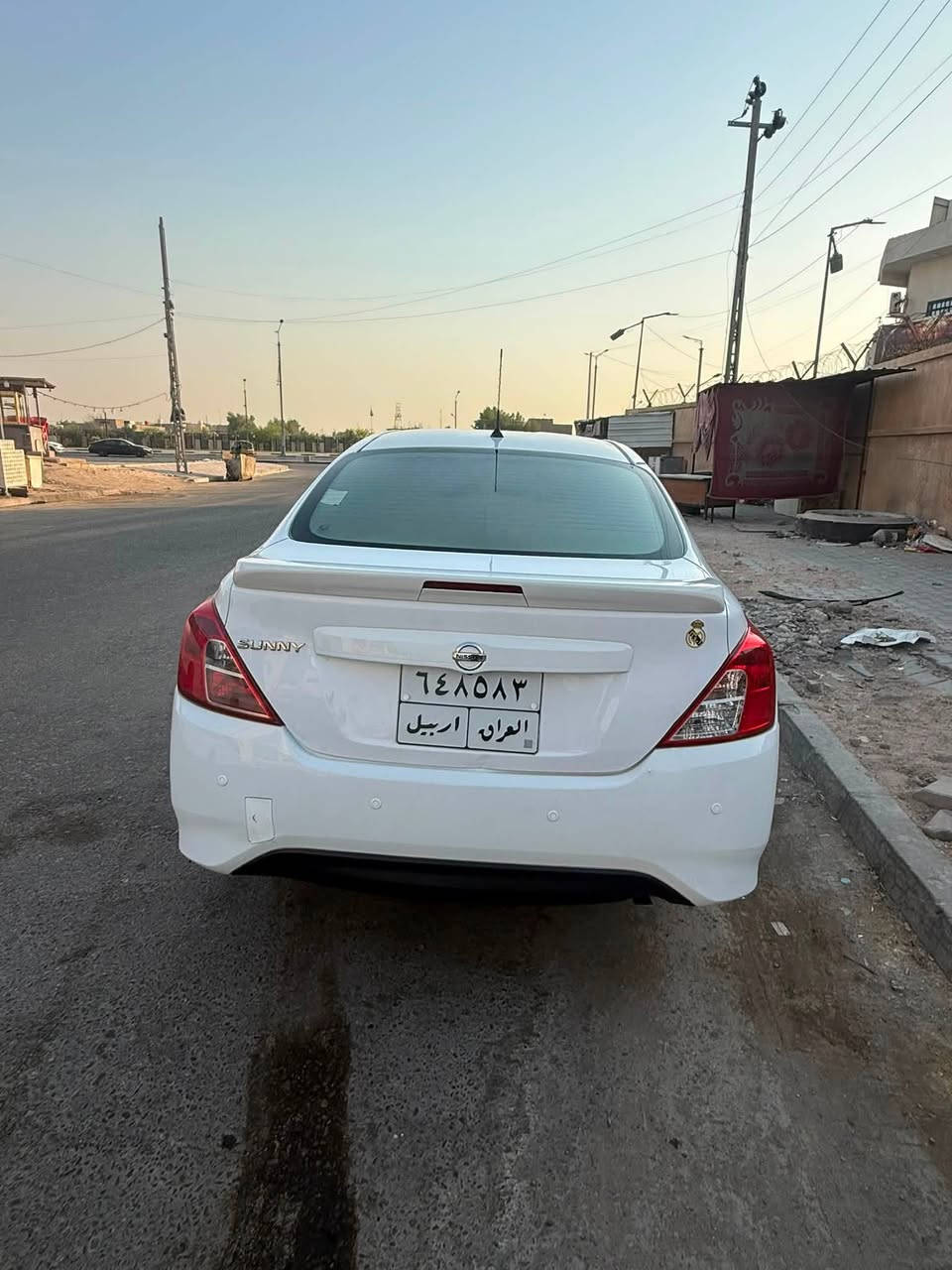 �🚗 للبيع نيسان صني 2021 هندي – بليته زركة 🚗🔥
سيارة مرتبة ونظيفة، شكلها حلو ومناسبة للاستخدام اليومي والشغل.

✅ موديل 2021
✅ هندي
✅ بليته زركة
✅ لون أبيض
✅ بيها باردات
✅ دوسة بالخلفية مال الباب مصبوغة
✅ رقم أربيل
✅ السيارة جاهزة للاستخدام

💰 السعر: 95 ورقة قابل للتفاوض بالمعقول

📸 الصور حديثة والسيارة نفس اللي بالصور
👀 المعاينة تحكم
�العنوان البصره _ المطيحة
للتواصل :***********
