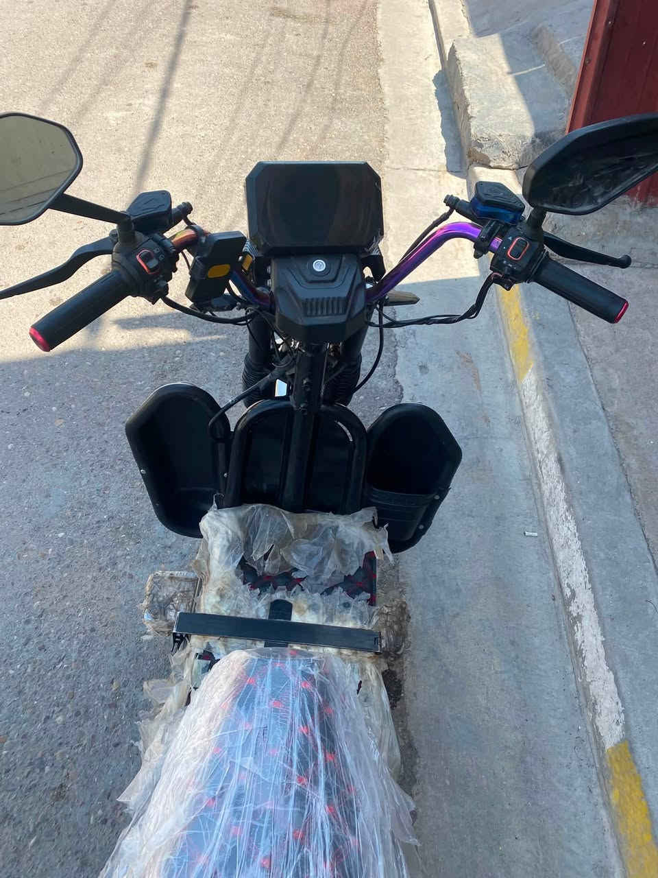 سلام عليكم دراجة للبيع  ستخدام شخصي نظيفة جدا بطاريات نظيفات سعر 550وبي مجال بسيط مكان فلوجه حي شهداء ***********
@
