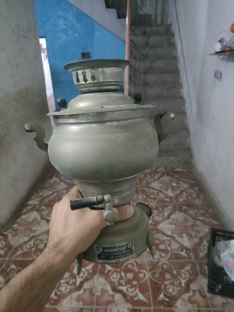 سماور نحاس • ٣٤سم • نضيف