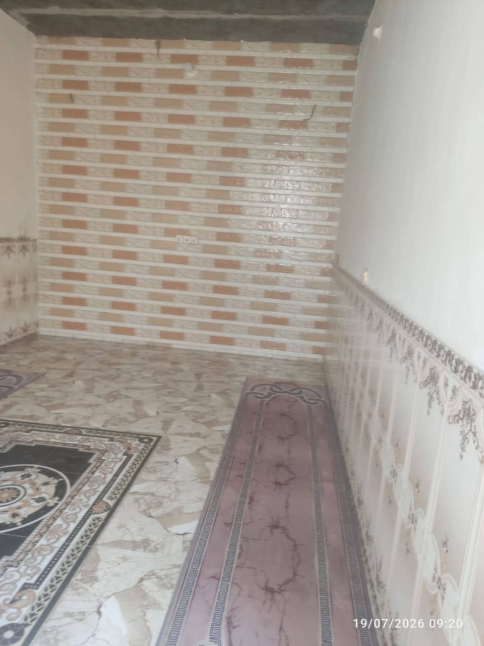 السلام عليكم بيت للبيع المساحه 180 متر طابقين الطابق الاول غرفتين وصاله 11 متر ومطبخ وبراني وصحيات والطابق الثاني هم غرفتين وصاله وصحيات البيت مطلوب اسكان التسديد الشهري 230 الف موقع البيت ركن ع شارع الصب الجديد
حي العسكري الثاني   مطلوب 40 مليون  
زورونا المكتبنا التفاصيل اكثر حي العسكري الثالث مقابيل موكب عمار قري علا فلكت ستين  ولتواصل علا الرقم 
*********** سعره 95 قفل
