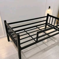 سرير أطفال • ٧٠×١٦٠ • أبيض وأسود