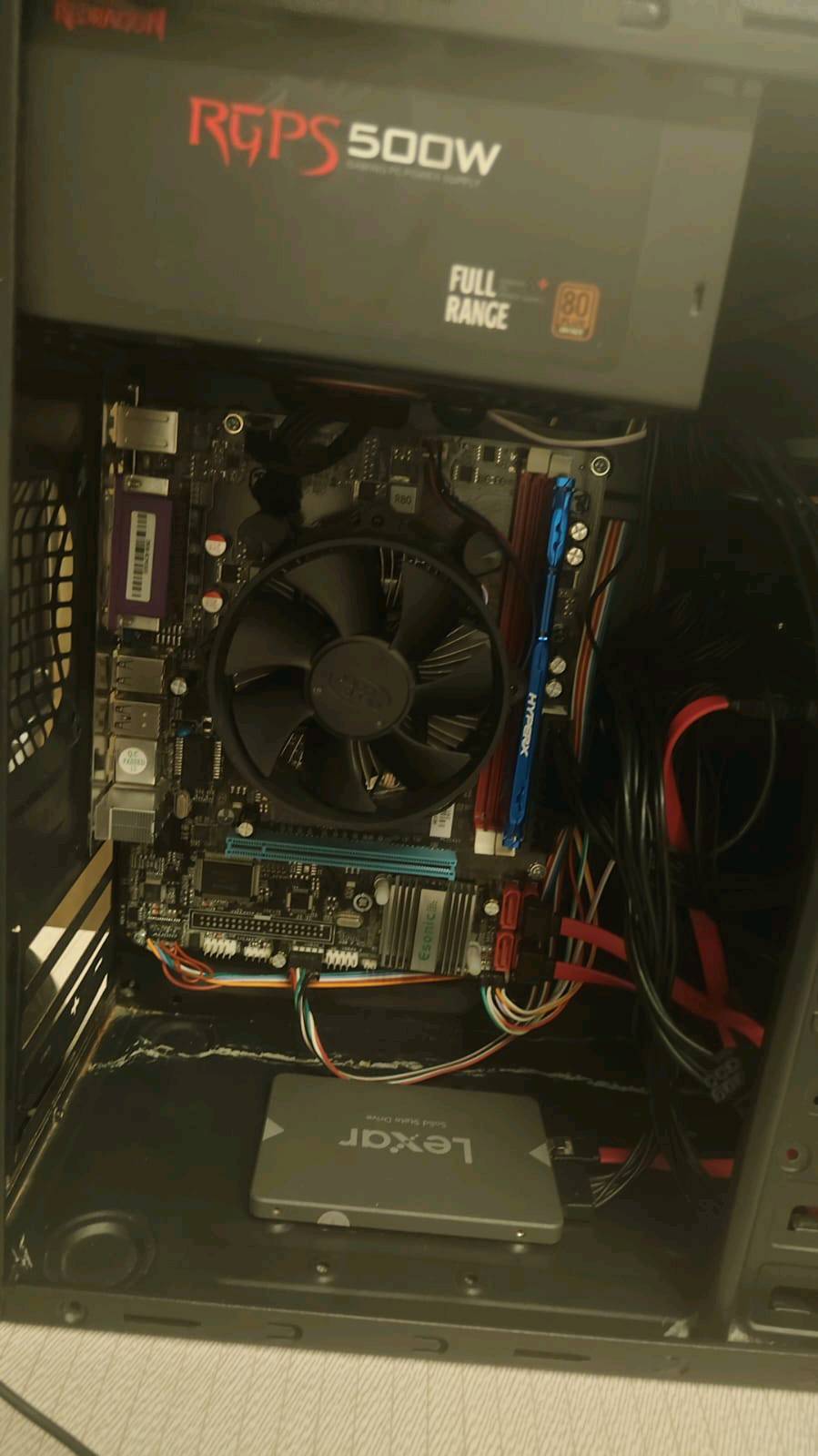 i5-2400 • بورد H61 • SSD128