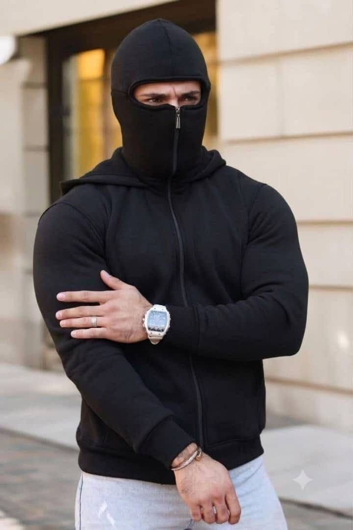 هودي رجالي • قطن 3 خيط • مقاسات M L XL XXL